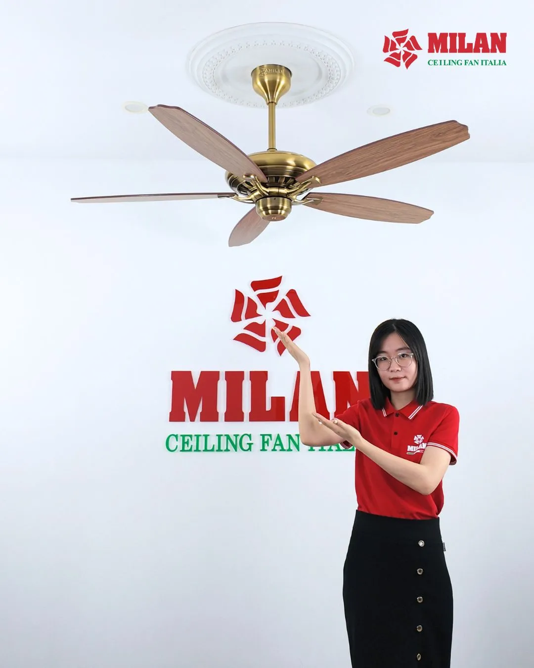 Quạt trần FY508 KĐ phù hợp lắp đặt nhiều không gian.